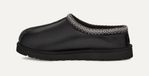UGG Tasman leren heren slippers, model: heren huisschoenen, gemaakt van echt leer, kleur: zwart, maat: 44 EU