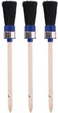 Set van 3 Ronde Verfkwasten - 2.5 x 23 cm - Synthetisch Haar - Acrylverf