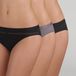 DIM Les Pockets Coton Dames Slips - 3-Pack - Zwart Grijs Zwart - Maat 34/36