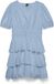 Vero Moda Jurk Vmlise 2/4 V-neck Short Dress Wvn E 10341663 Cashmere Blue Dames Maat XL