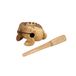 Nino Percussion NINO517 houten kikker Güiro maat XS natuur