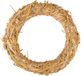 Rayher hobby materialen Rayher Decoratie krans van stro - 35 cm - Beige - Hout