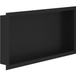 Bc-elec - Nhnb306010-bl Niche de douche encastrable inox noir mat 30x60x10cm avec rebord de 1cm, niche de salle de bain murale