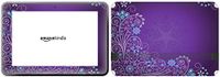 Get it Stick it SkinTabAmaFireHD89_49 Bloemenontwerp met Paarse Achtergrond Huid voor 8,9-Inch Amazon Kindle Fire HD