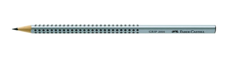 Faber-Castell Grip 2001 2H - 12 stuks - Grafietpotloden