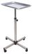 Barbershop Trolley - Chariot de salon mobile avec hauteur réglable 70-103 cm - Noir/Argent