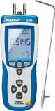 Peaktech 5145 - professionele drukverschil en luchtstromingsmeter - met USB - "2 in 1"