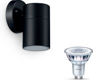 Philips LED Philips Kylis Wandlamp voor Buiten Neerwaarts (Zwart)