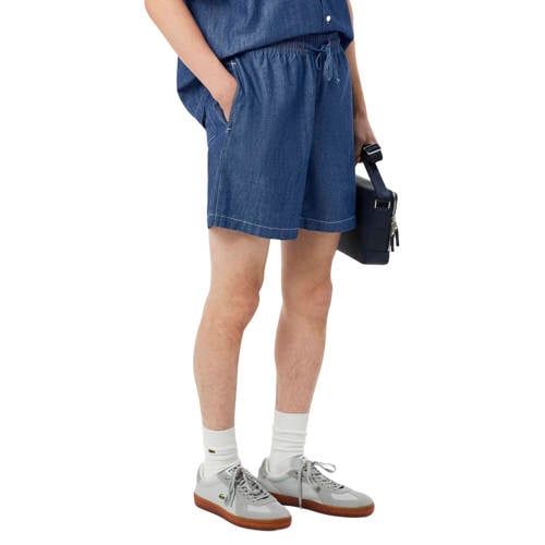 Lacoste relaxed casual short blauw