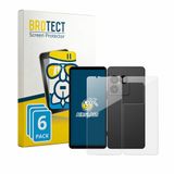BROTECT Screenprotector 6 Stuks voor Sony Xperia 1 VIII (Voor+Achter) Transparant