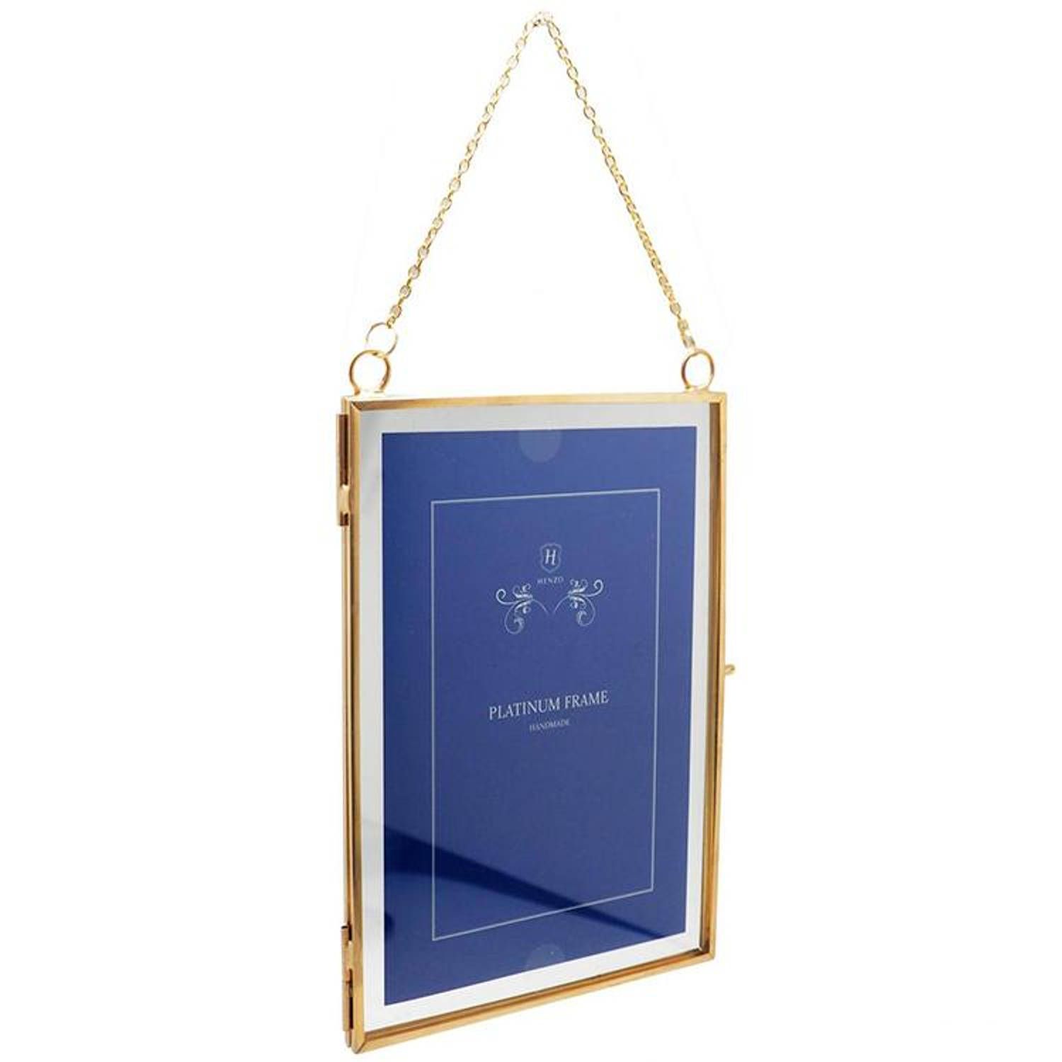 Henzo fotolijst - platinum vintage - fotomaat 10x15 cm - goud