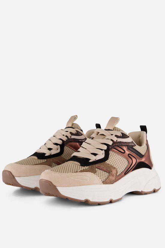 Cellini Sneakers koper Suède/ Mesh - Maat 42