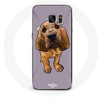 Maniacase Hoesje voor Samsung Galaxy S7 Edge Beagle Cartoon Hond Race