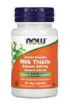 Mélanges de plantes Extrait de chardon-Marie avec artichaut et pissenlit, 300 mg double force - 50 gélules végétales