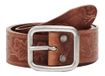 Desigual Leren Riem Leather Belt W85 Brown Bruine