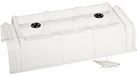 Nature Modulaire kas tunnel, 86 x 40 x 22 cm, UV-bestendig, uitbreidbaar, met 2 ventilatoren, inclusief 6 grondankers