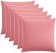 vidaXL Kussensloop Roze 65 x 65 cm Katoensatijn (6 stuks)