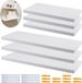 Goodivery ® Set van 6 Moderne Zwevende Wandplanken Blanc Hout 40x15x1.50 cm