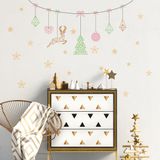Ambiance Sticker Kerstslinger Origami Sticker