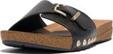 FitFlop Iqushion Boucle Réglable Cuir Claquettes BRUIN - Taille 37