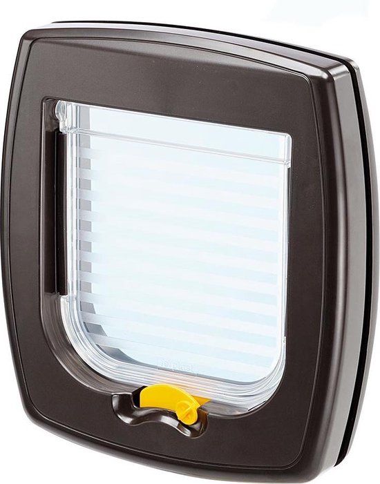Ferplast Swing 7 - Katten- en Hondenluik - Bruin/Transparant