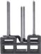 Villa Collection Bougeoir 28 x 10 x 13,5 cm Noir
