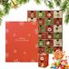 Pliable Calendrier de l'Avent de Noël avec 24 Compartiments
