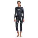 Tyr Hurricane Cat 5 Wetsuit Femme M Argent / Violet
