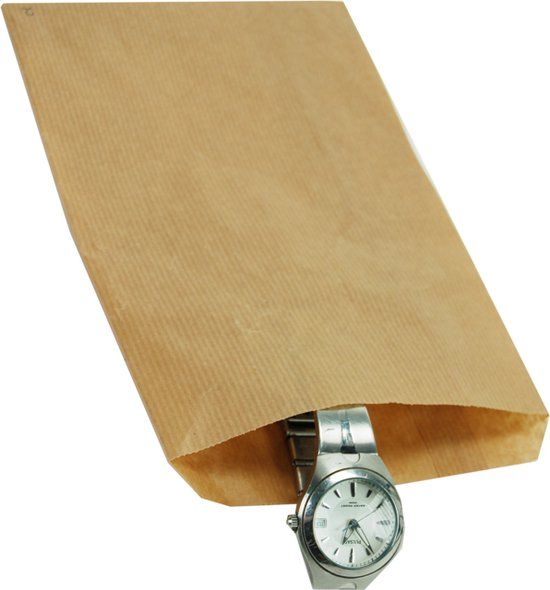 White label Rotim Fourniturenzak - Papier - 15x22cm - Bruin - 1000 stuks