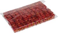 Othmar Decorations Prikkers mini cadeautjes - 60x - rood - 2,5 cm
