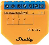Shelly Plus i4 DC Scenariomodule WiFi, Bluetooth