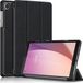 Lunso - Housse de livre à trois volets pour Lenovo Tab M8 Gen 4 (8 pouces) - Noir