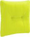 vidaXL Rugkussen PUTTEN 100% Polyester Helder groen 40 x 40 x 10 cm