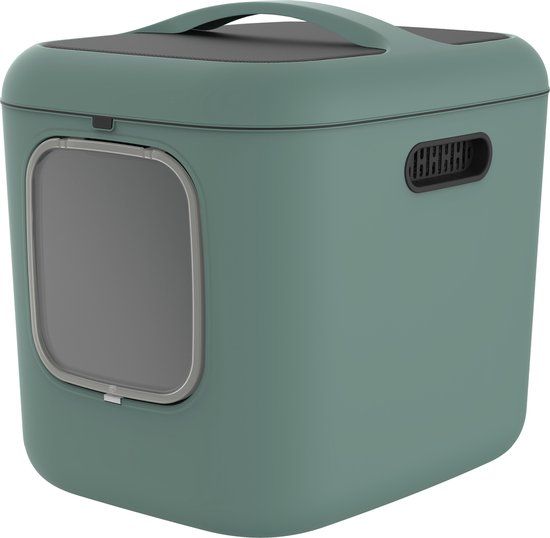 Rotho Kattentoilet Biala XL Mistletoe Green