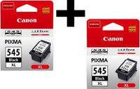 Canon PG-545XL - Originele Inktcartridge - Hoge Capaciteit - Zwart (2x)