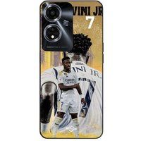 Maniacase Hoesje Oppo A59 5G Vinicius JR real madrid 7 Behang