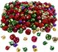 Creotime Bellen, d: 10+14 mm, metallic kleuren, 320 assorti