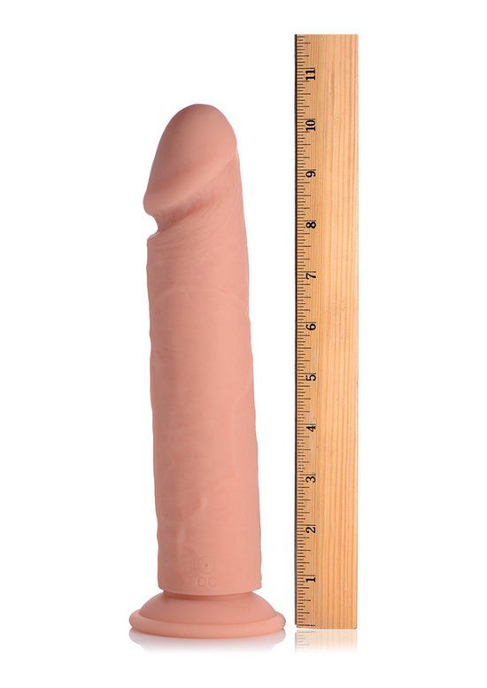 Big Shot Realistische Vibrerende Dildo Met Zuignap XL - beige