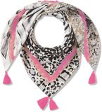 Codello Doek van biologisch katoen met verschillende animalprints en STAY WILD-opdruk