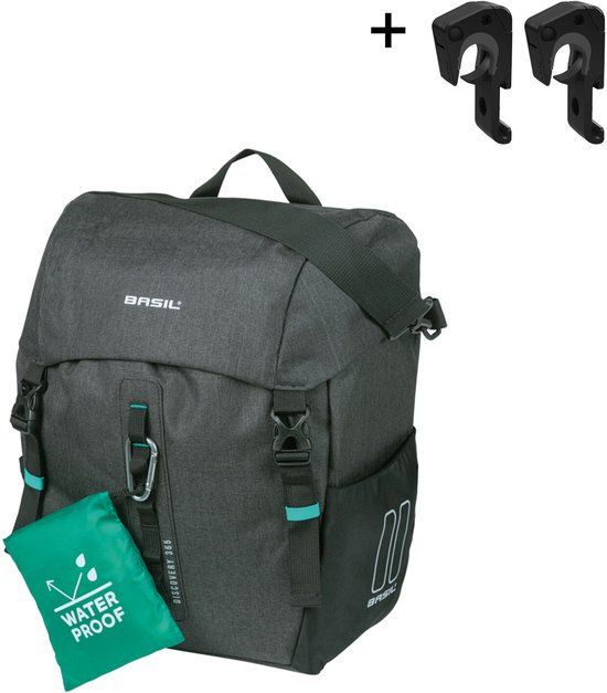Basil Discovery 365D Single Pannier - 20L - Black