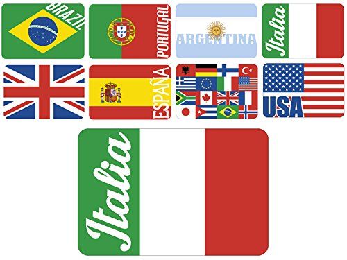 Home Set 18 Tovagliette Polipropilene Decorazione Flag - 7438626344759