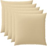 vidaXL - Taie d'oreiller - 6 pièces - HEERLEN - Beige - 80 x 80 cm - Polyester