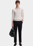Hugo Boss BOSS Black Polo lange mouw Wit