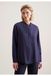 Seidensticker Dames Regular Longsleeve Viscose Blouse, bleu nuit