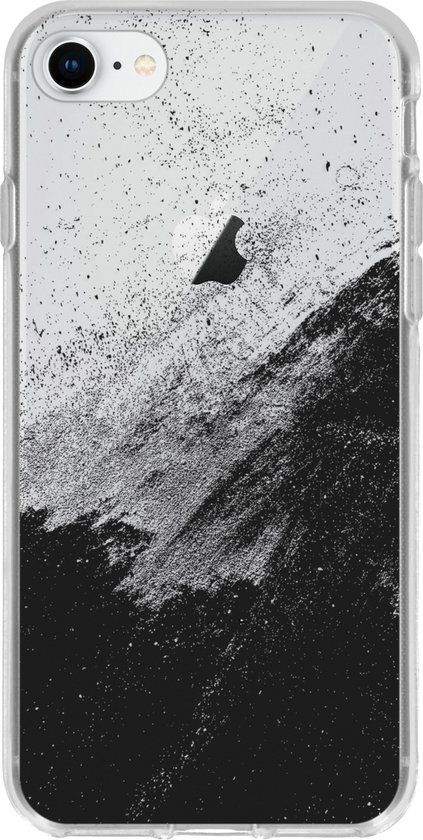 Merkloos Design Backcover geschikt voor Apple iPhone SE (2022 / 2020) / 8 / 7 - Splatter
