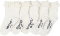 Vertbaudet Set van 5 paar halfhoge sokken meisjes (baby)
