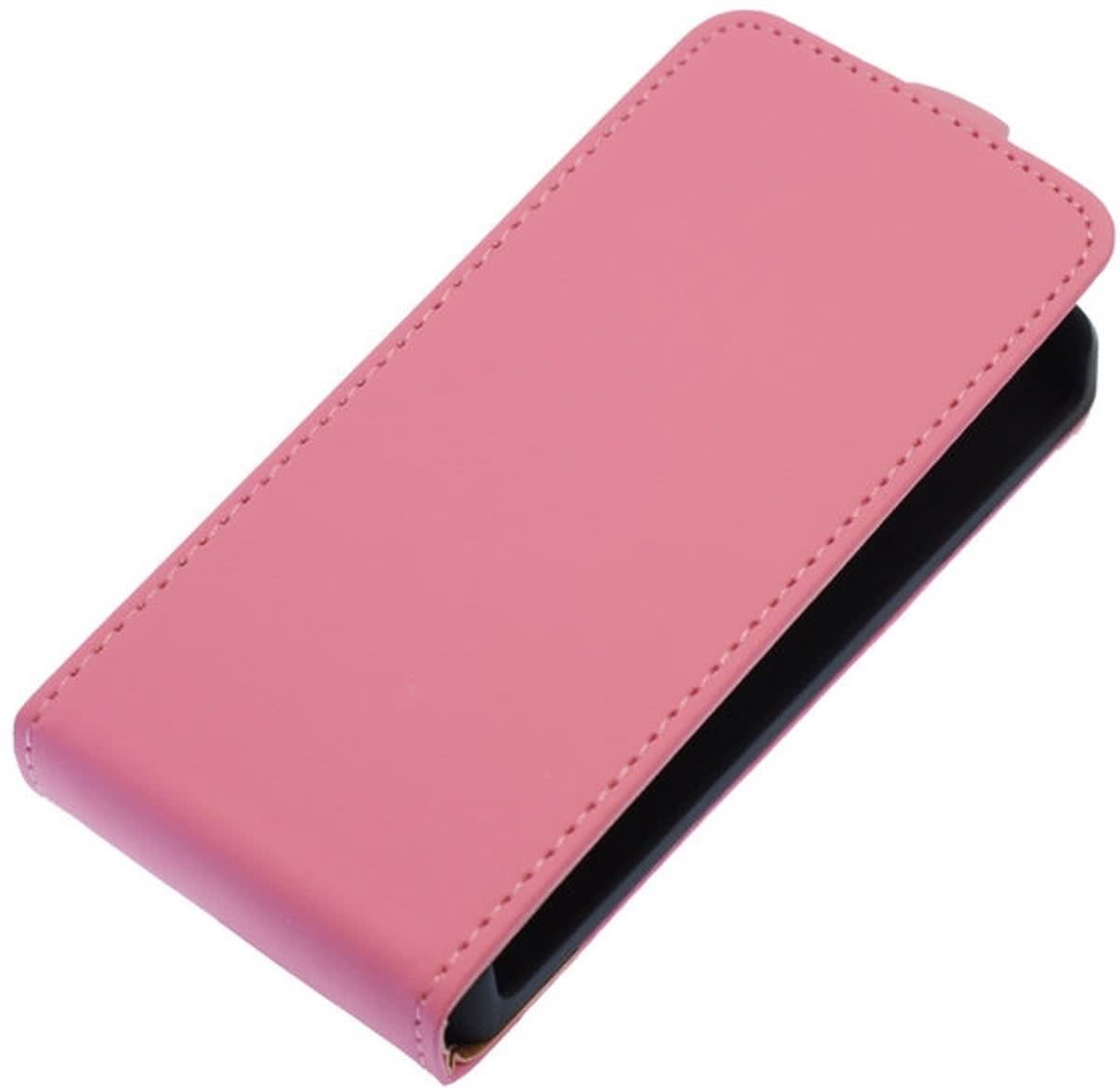 Best Cases Roze Effen Flip case hoesje voor Samsung Galaxy S3 I9300