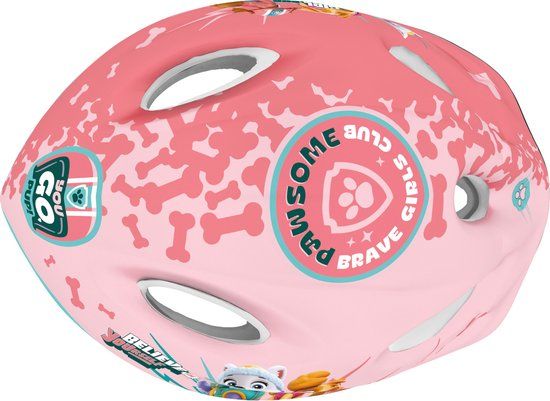 Nickelodeon PAW Patrol Sky & Liberty Kinderfietshelm Roze Maat 52-56 cm - Verstelbaar - S