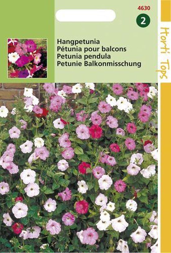 Hortitops - Petunia Pendula Bloemzaad - Gemengd