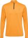 Hummel Hmlactive Pl-shirt met lange mouwen en halve rits voor heren, maat L, Blazing Orange